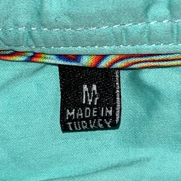 Vintage EIGHT X Oil Slick Button Down Long Sleeve Shirt - 100% Cotton - EUC - M - Picture 8 of 12